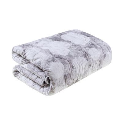 Ковдра Home Line стьобана білі троянди 140 х 210 см (192557)