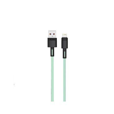 Дата кабель USB 2.0 AM to Lightning 1.0m 5A green XO (NB166-L-1-GR)