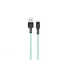 Дата кабель USB 2.0 AM to Lightning 1.0m 5A green XO (NB166-L-1-GR)