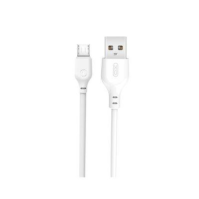 Дата кабель USB 2.0 AM to Micro 5P 2.0m 2.1A white XO (NB103-M2-WH)