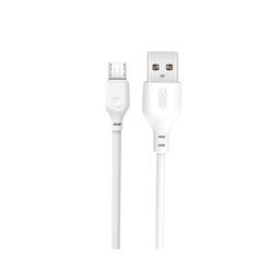 Дата кабель USB 2.0 AM to Micro 5P 2.0m 2.1A white XO (NB103-M2-WH)