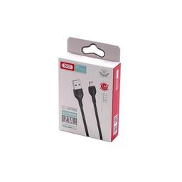Дата кабель USB 2.0 AM to Lightning 1.0m 2.1A black XO (XO-NB200-L-1-BK)