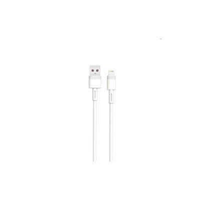 Дата кабель USB 2.0 AM to Lightning 1.0m 5A white XO (XO-NBQ166-L-1-WH)