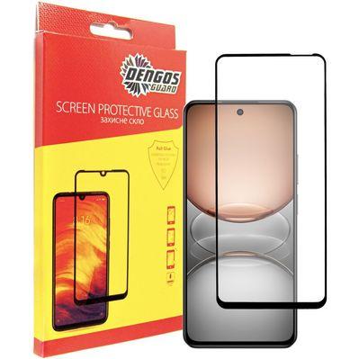 Скло захисне Dengos Full Glue Realme C75 Black (TGFG-401)
