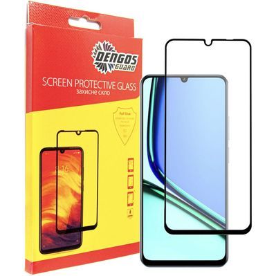Скло захисне Dengos Full Glue Realme Note 60 Black (TGFG-400)