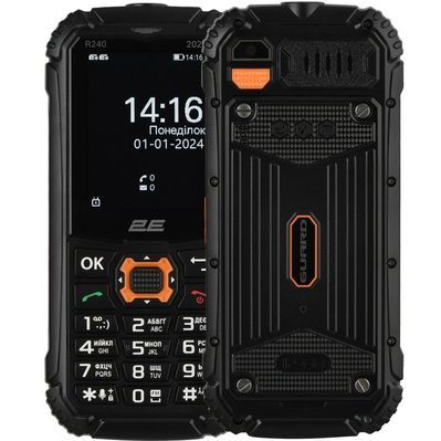 Мобільний телефон 2E R240 2025 Black (694743657623)