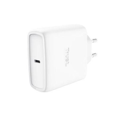 Зарядний пристрій Trust USB-C 65W GaN PD/PPS white (25524_TRUST)