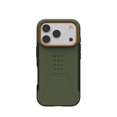 Чохол до мобільного телефона UAG iPhone 17 Pro Civilian MagSafe Olive/Orange (114545117297)