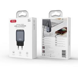 Зарядное устройство XO USB QC3.0 18W black (L152_Black)