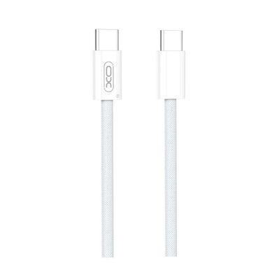 Дата кабель USB-C to USB-C 1.5m 60W white XO (NBQ260B_С_White)