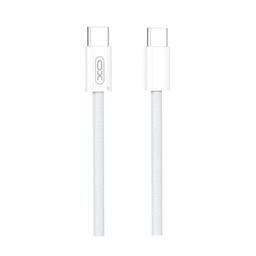 Дата кабель USB-C to USB-C 1.5m 60W white XO (NBQ260B_С_White)