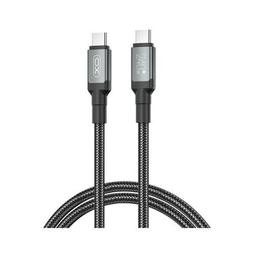 Дата кабель USB-C to USB-C 1.0m 240W black XO (NBQ264A_С_Black)
