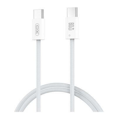 Дата кабель USB-C to USB-C 1.0m 60W white XO (NBQ273_C_White)