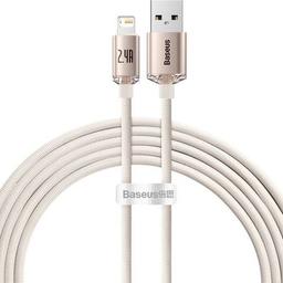 Дата кабель USB 2.0 AM to Lightning 2.0m 2.4A pink Baseus (CAJY001204)