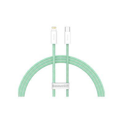 Дата кабель USB-C to Lightning 2.0m 20W green Baseus (CALD000106)