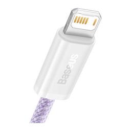 Дата кабель USB 2.0 AM to Lightning 1.0m 2.4A purple Baseus (CALD000405)