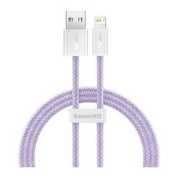 Дата кабель USB 2.0 AM to Lightning 1.0m 2.4A purple Baseus (CALD000405)