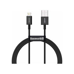 Дата кабель USB 2.0 AM to Lightning 2.0m 2.4A black Baseus (CALYS-C01)