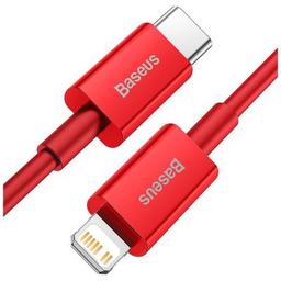 Дата кабель USB-C to Lightning 1.0m 20W red Baseus (CATLYS-A09)