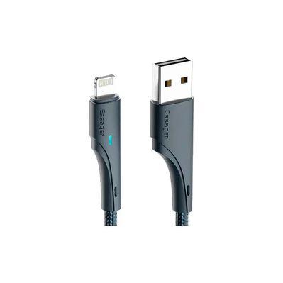 Дата кабель USB 2.0 AM to Lightning 1.0m 2.4A black Essager (EXCL-LS01)