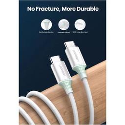 Дата кабель USB-C to USB-C 0.5m 3A 60W US264 white Ugreen (60517)