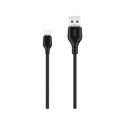 Дата кабель USB 2.0 AM to USB-C 1.0m 2.1A black XO (XO-NB-103-TC-1-BK)