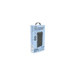 Батарея універсальна Remax 20000mAh, 22.5W, 2*USB+Type-C, Black (RPP-623)