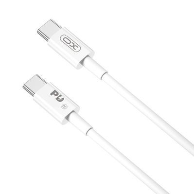 Дата кабель USB-C to USB-C 2.0m 100W white XO (CB-Q100-2CC)