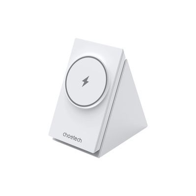 Зарядний пристрій Choetech Wireless magnetic 3-in-1 15W white (T600-F)