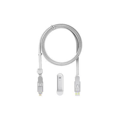 Дата кабель 6in1 inCharge XL 2.0m white Rolling Square (XLM02R)