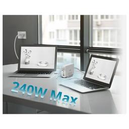 Зарядное устройство D-Link 4xUSB-C + 1xUSB PD240W GaN white (DCF-241)