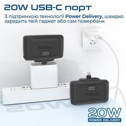 Батарея універсальна Promate 10000mAh PD/20W (powerup-10duo.black)