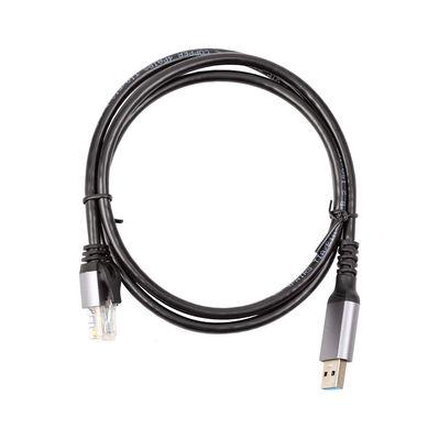 Дата кабель USB AM to RJ45 Ethernet 1.0m CAT6 UTP PowerPlant (CA914975)