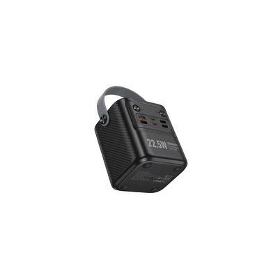 Батарея универсальная HOCO 80000mAh, 22.5W, PD20W, 4*USB/2*Type-C, ліхтарик, Black (J152 / 44522)