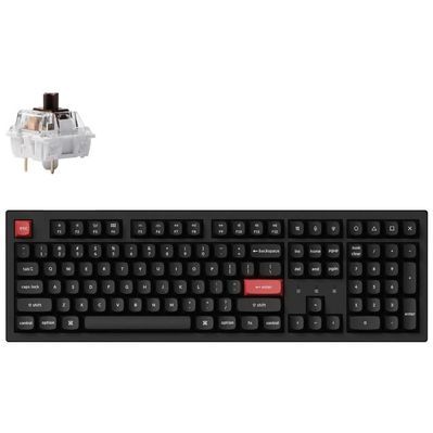 Клавіатура Keychron K10 PRO K pro Brown QMK Wireless/Bluetooth/USB-A UA Black (K10P-B3-UA)