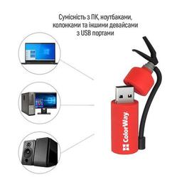 USB флеш накопичувач ColorWay Fire 32 GB USB 3.0 Red (CW-USBFE32)