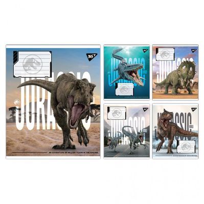 Зошит Yes JURASSIC WORLD ALIVE А5 96 аркушів клітинка (767690)